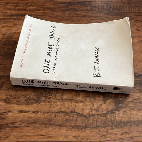 bj novak one more thing stories and more stories book - Picture 3 of 8